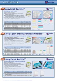 Avery® Note Tabs - Avery Zweckform