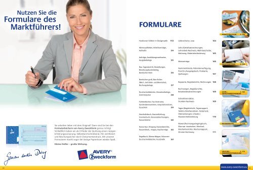 Formulare des Marktführers! - Avery Zweckform