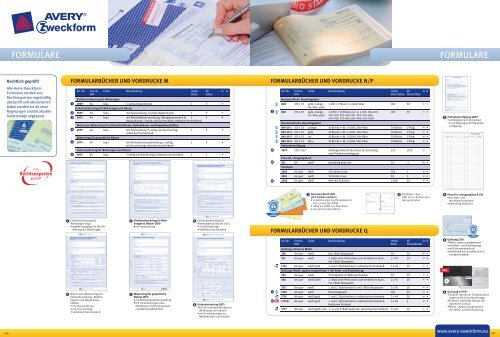 Formulare des Marktführers! - Avery Zweckform