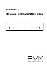CD-player / DAC EVOLUTION CD3.2 - AVM Audio