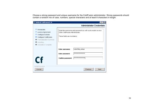 Adobe® ColdFusion® 10 Server Lockdown Guide