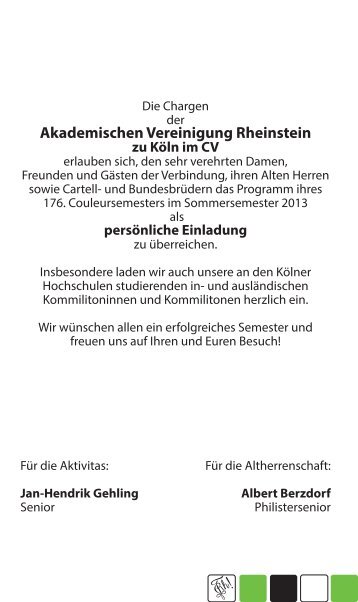 als PDF Datei - AV Rheinstein zu Köln im CV