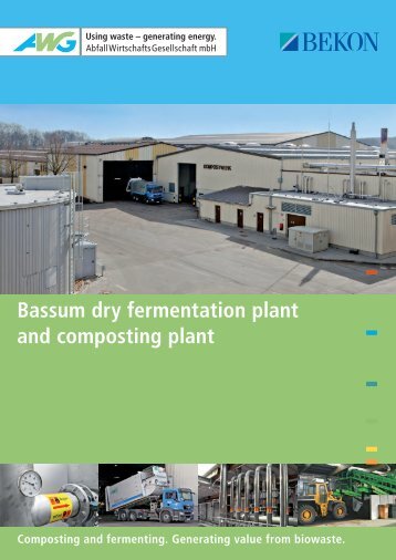 Bassum dry fermentation plant and composting plant - AWG - Bassum