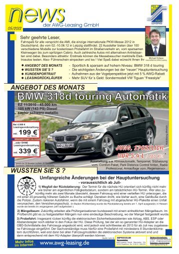 BMW 318d touring Automatik - AWG Leasing GmbH
