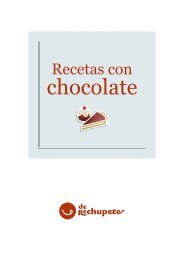 Recetas con chocolate - Recetas de rechupete