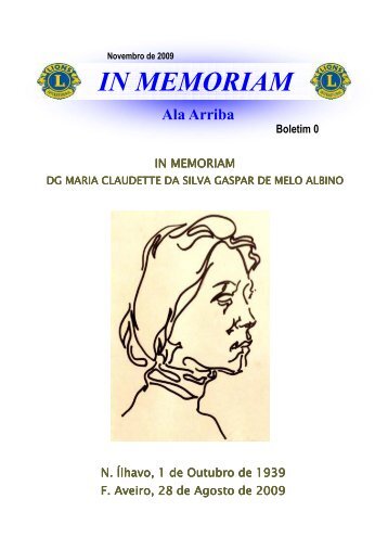 In Memoriam DG Claudette Albino