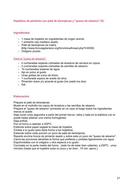 Frivolidades Veganas Empanadillas, minipizzas, tartaletas, saladitos...