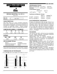 ACERO SISA 440C Inoxidable - AISI 440C