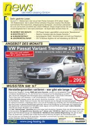 VW Passat Variant Trendline 2,0l TDI - AWG Leasing GmbH