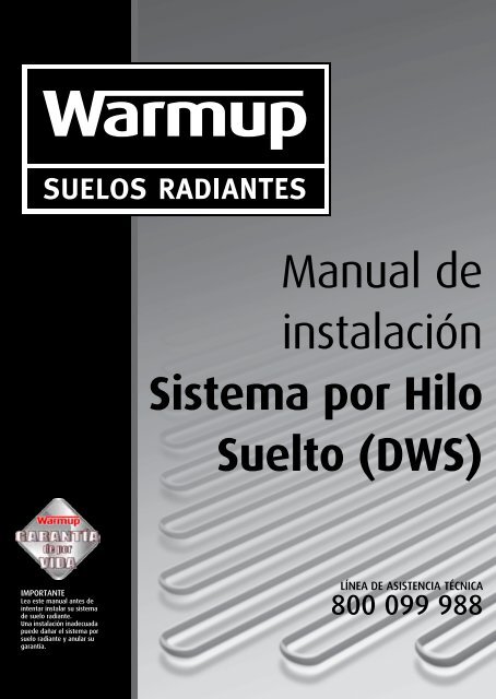 Manual de Instalación del Hilo radiante DWS - Warmup