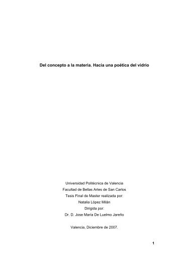 Del concepto a ... una poetica del vidrio.pdf - RiuNet - Universidad ...