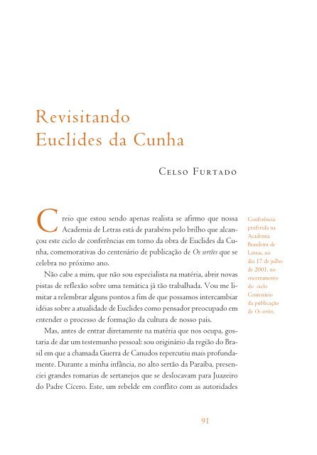 Ciclo comemorativo - Academia Brasileira de Letras