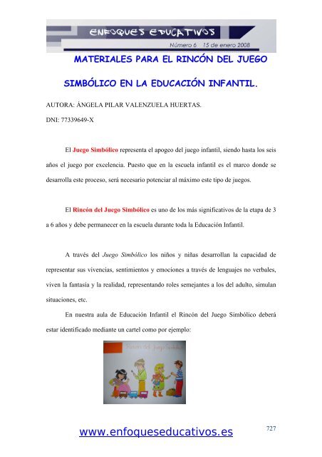 Revista Enfoques Educativos nº 6 - enfoqueseducativos.es