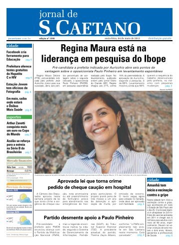 Regina Maura está na liderança em pesquisa do Ibope