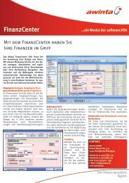 software.VSA - Finanzcenter (826 KB) - Awinta GmbH