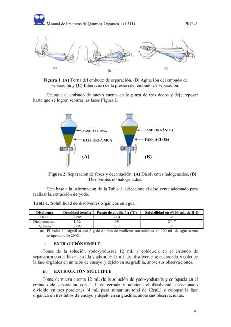 química orgánica i - DePa - UNAM