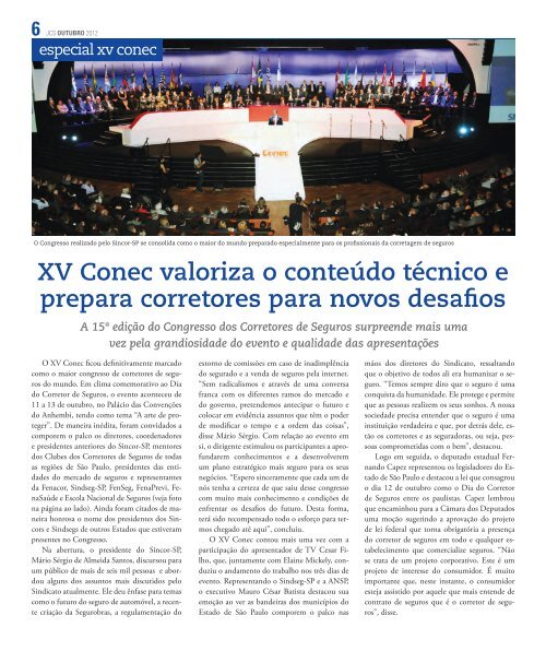 jornal dos corretores de seguros - Sincor SP