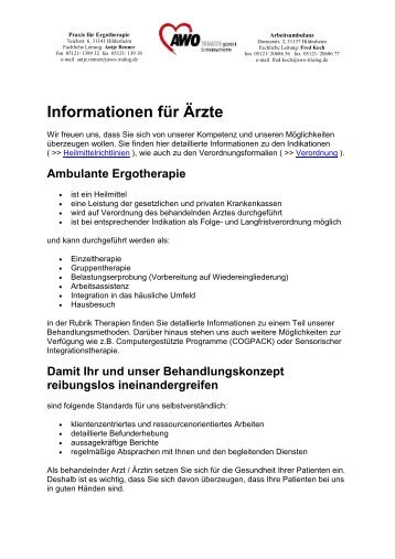 Informationen für Ärzte - Der Trialog