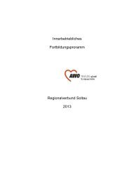 Unser Fortbildungsangebot 2013 - Der Trialog