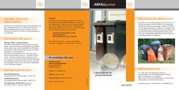 ABFALLpreise - AWR