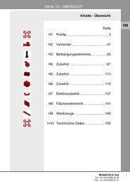 T-Nutensteine mit Feder - Wobatech AG