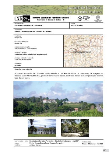 fazenda Visconde de Cananéia - Instituto Cidade Viva