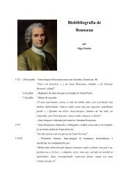 Biobibliografia de Jean-Jacques Rousseau