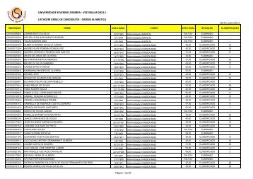 Listagem Geral por Ordem Alfabética - econrio