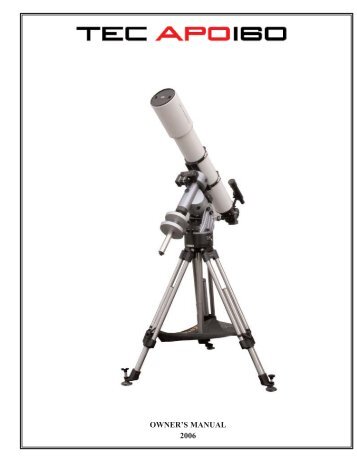 pdf manual - Telescope Engineering Company