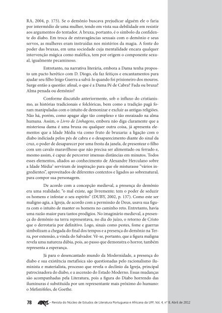 a face negra de alexandre herculano: visões históricas do mal ... - UFF