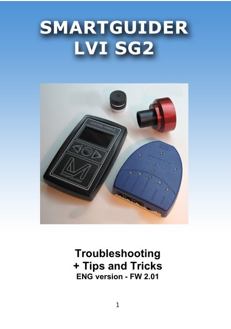 Troubleshooting, Tips+Tricks LVI SG2 - Baader Planetarium