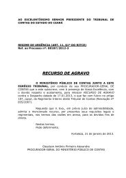 Recurso n° 00304/2013-3 - Tribunal de Contas do Estado do Ceará ...