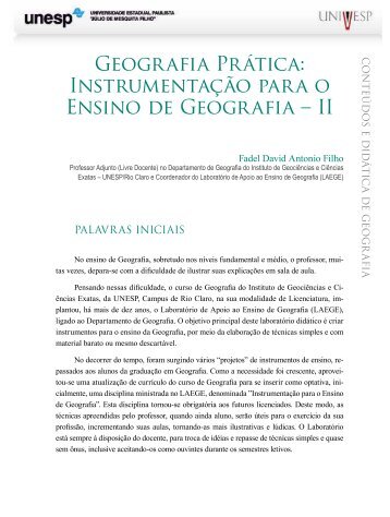 Geografia Prática - Acervo Digital da Unesp