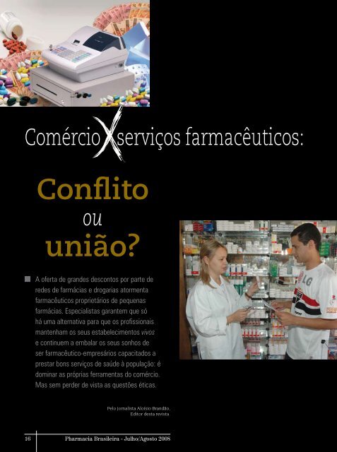 conflito ou união? - Conselho Federal de Farmácia