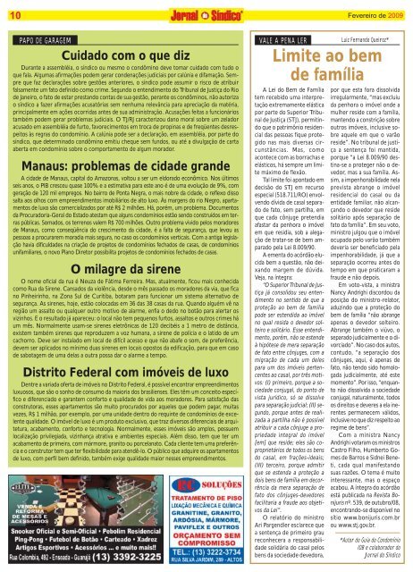 Vazamentos no condomínio - Jornal do Síndico