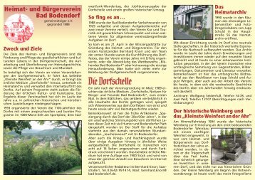 Heimat- und Bürgerverein Bad Bodendorf