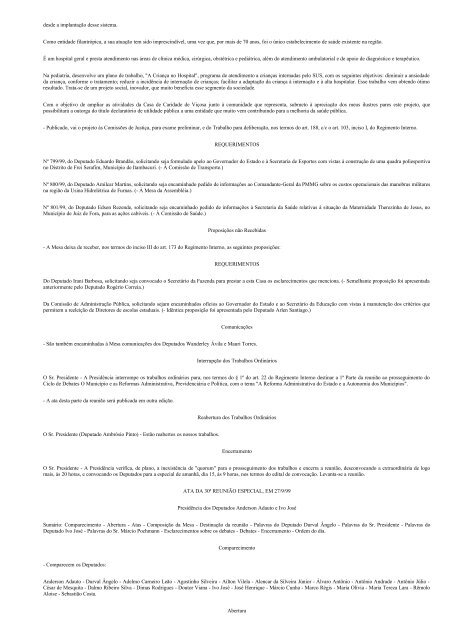 Diário do Legislativo de 16/10/1999 - A Assembleia