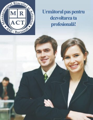 dezvoltarea ta profesională! - Mract.ase.ro - Academia de Studii ...