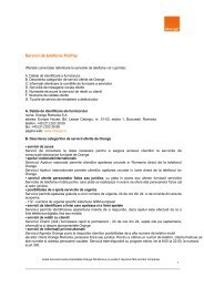 Servicii de telefonie PrePay - Orange