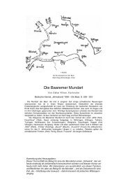 Oskar Kilian: Die Baaremer Mundart. - Badische Heimat