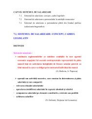 7.1. SISTEMUL DE SALARIZARE: CONCEPT, CADRUL LEGISLATIV