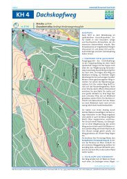 KH 4 Dachskopfweg - Gesundheit und Tourismus für Bad Kreuznach