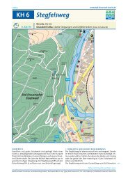 KH 6 Stegfelsweg - Gesundheit und Tourismus für Bad Kreuznach