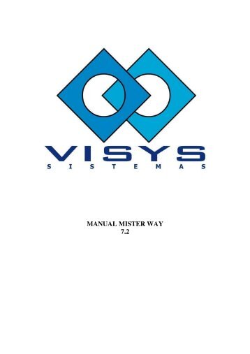 MANUAL MISTER WAY 7.2 - Visys Sistemas