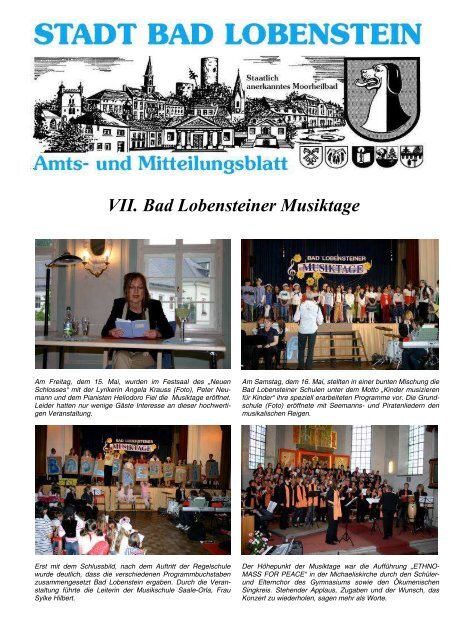 Amtsblatt 12 / 2009 - Bad Lobenstein