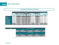 Novos Preços 2013 - TMN