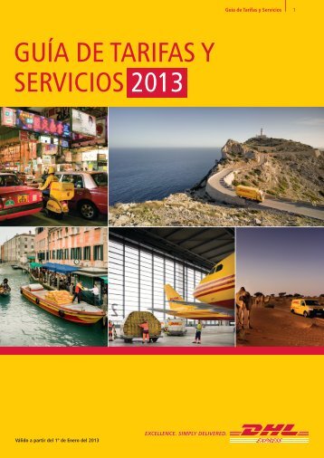 DHL Express Tarifas y Guía de Servicios 2013