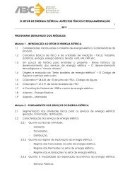 O SETOR DE ENERGIA ELÉTRICA: ASPECTOS FÍSICOS E ... - ABCE