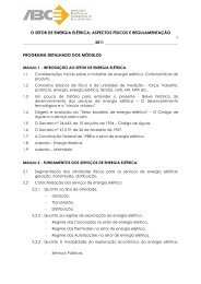 O SETOR DE ENERGIA ELÉTRICA: ASPECTOS FÍSICOS E ... - ABCE