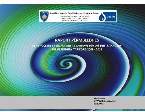 Raporti përmbledhës për procesin e përcaktimit të tarifave - WWRO